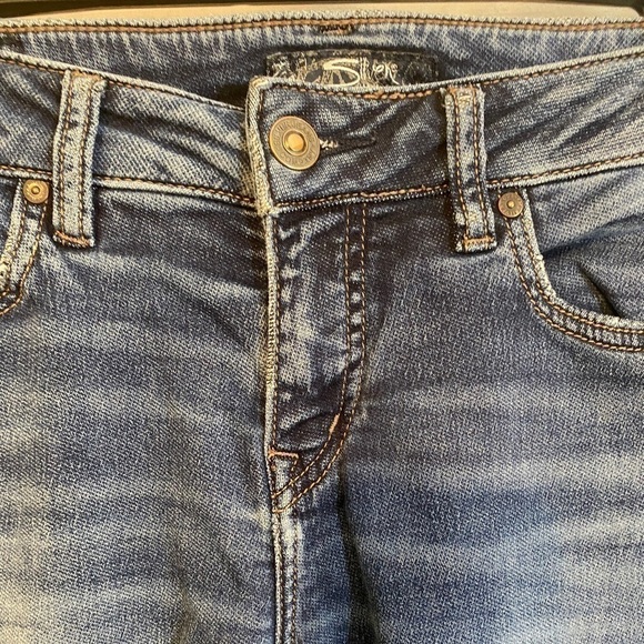 Silver Jeans  Co. Aiko High Rise Skinny Joga. Jean Medium Wash Ladies W28/L31 - Picture 6 of 12